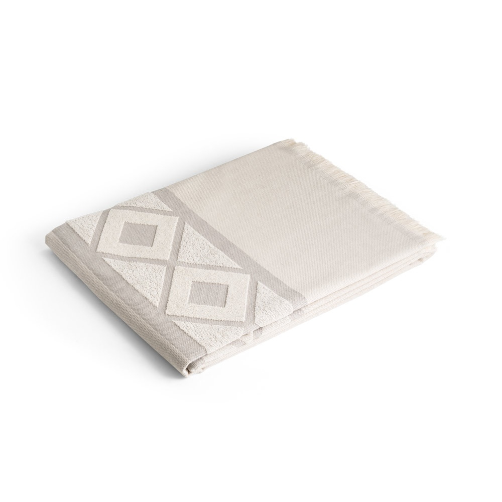 Serviette multifonctionnelle personnalisable coton 350g MALEK Gris clair